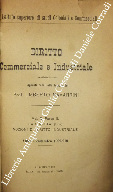 Diritto commerciale e industriale. Appunti presi dalle lezioni. Vol. III … | Immagine Gallery 2