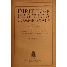 Diritto e Pratica Commerciale. Vol. XVI - 1937
