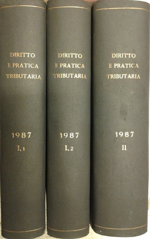 Diritto e Pratica Tributaria. Diretta da Victor Uckmar. Vol. LVIII … | Immagine Gallery 2