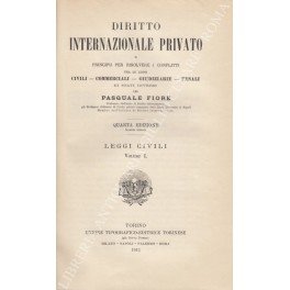 Diritto internazionale privato o principii per risolvere i conflitti tra …