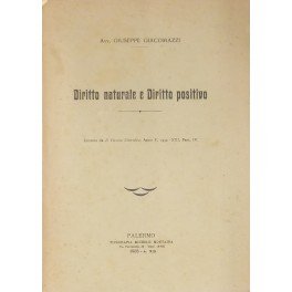 Diritto naturale e diritto positivo