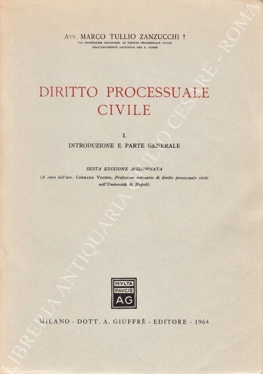 Diritto processuale civile. Vol. I - Introduzione e parte generale; … | Immagine Gallery 2
