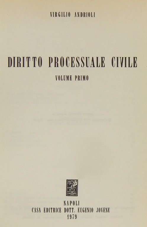 Diritto processuale civile. Vol. I (Unico pubblicato) | Immagine Gallery 2