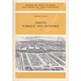 Diritto pubblico dell'economia. Vol. II (unico pubblicato)