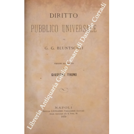 Diritto pubblico universale. Versione dal tedesco per Giuseppe Trono | Immagine principale