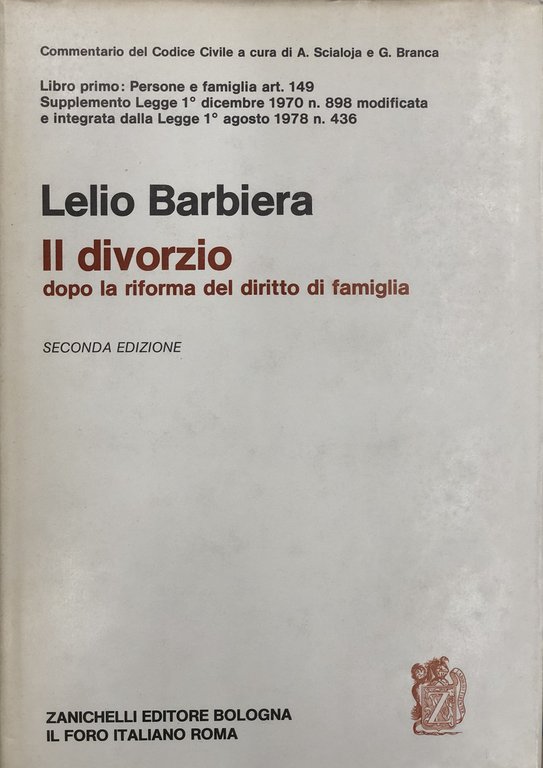 Disciplina dei casi di scioglimento del matrimonio. Supplemento Legge 1° … | Immagine Gallery 2