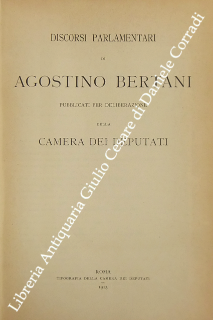 Discorsi parlamentari di Agostino Bertani pubblicati per deliberazione della Camera … | Immagine Gallery 2