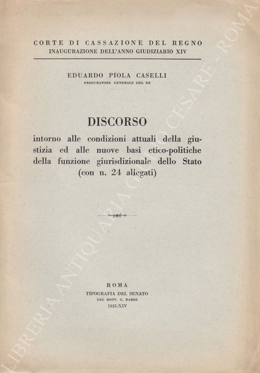 Discorso intorno alle condizioni attuali della giustizia ed alle nuove … | Immagine Gallery 2