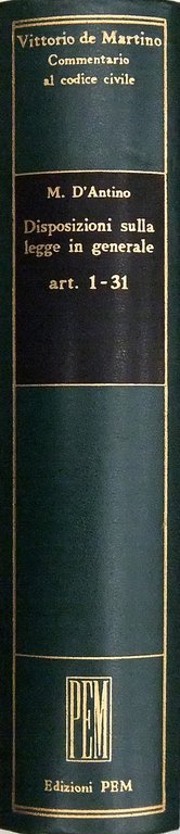 Disposizioni sulla legge in generale. Art. 1-31 | Immagine Gallery 2