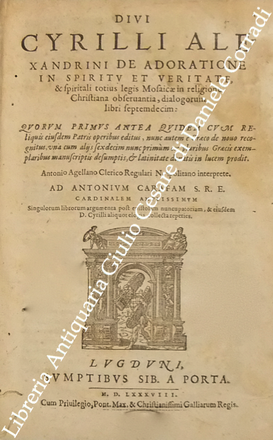 Divi Cyrilli Alexandrini de adoratione in spiritu et veritate e … | Immagine Gallery 2