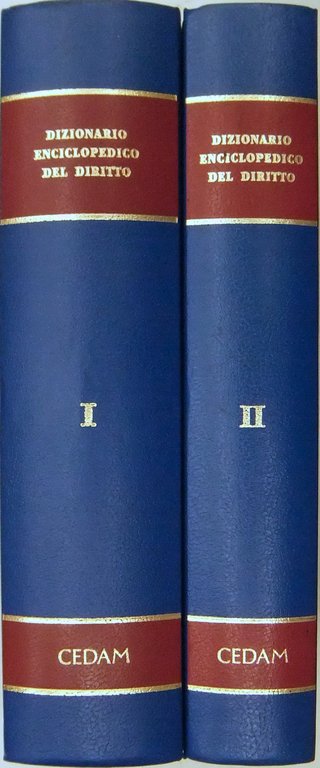 Dizionario enciclopedico del diritto. Vol. I - A-L; Vol. II … | Immagine Gallery 2