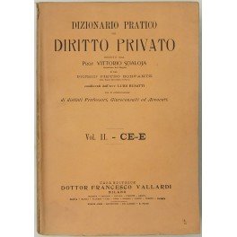 Dizionario pratico del diritto privato. Diretto da Antonio Scialoja (poi … | Immagine principale