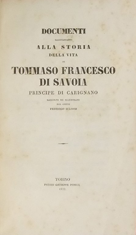 Documenti ragguardanti alla storia della vita di Tommaso Francesco di … | Immagine Gallery 2