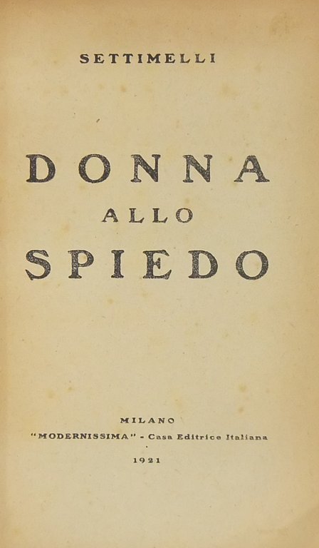 Donna allo spiedo | Immagine Gallery 2