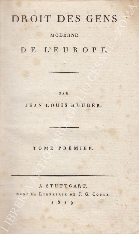 Droit des gens moderne de l'Europe. Avec un supplement contentant … | Immagine Gallery 2