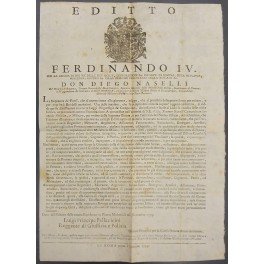 Editto Ferdinando IV. Divieto di acquisto oro contro il riciclaggio …