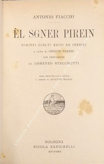 El Sgner Pirein. Scritti scelti editi ed inediti a cura … | Immagine Gallery 2