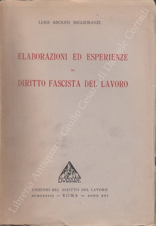 Elaborazioni ed esperienze di diritto fascista del lavoro | Immagine Gallery 2