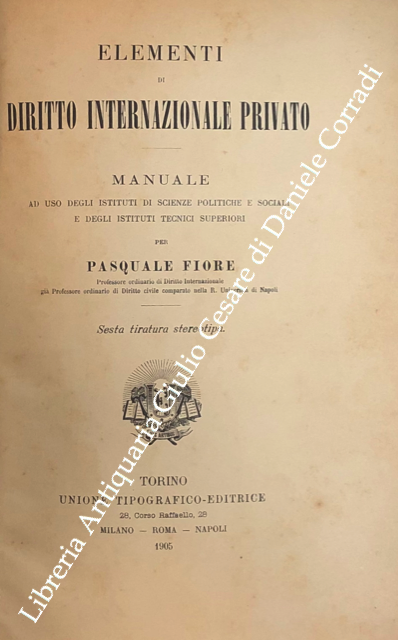 Elementi di diritto internazionale privato. Manuale ad uso degli Istituti … | Immagine Gallery 2