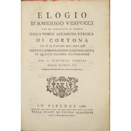 Elogio d'Amerigo Vespucci che ha riportato il premio dalla nobile … | Immagine Gallery 1