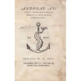 Emblematum libellus, nuper in lucem editus. UNITO A: Prima Ciceronis …