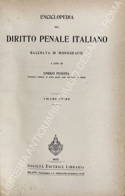 Enciclopedia del diritto penale italiano. Raccolta di monografie | Immagine Gallery 4