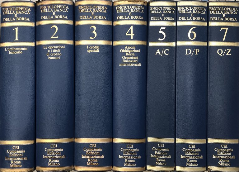 Enciclopedia della banca e della borsa. Vol. I - L'ordinamento … | Immagine Gallery 2