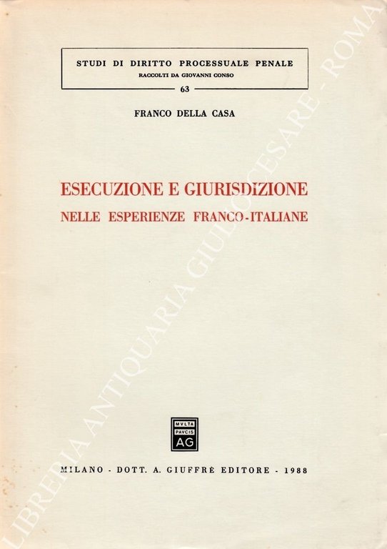 Esecuzione e giurisdizione nelle esperienze franco-italiane | Immagine Gallery 2