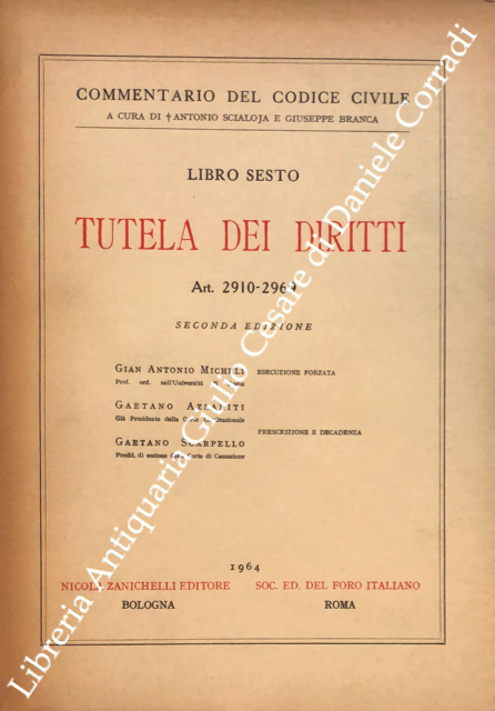 Esecuzione forzata (Micheli). Prescrizione e decadenza (Azzariti e Scarpello). Art. … | Immagine Gallery 2