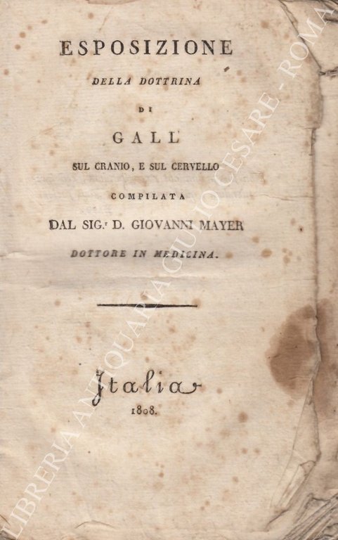 Esposizione della dottrina di Gall sul cranio, e sul cervello … | Immagine Gallery 2