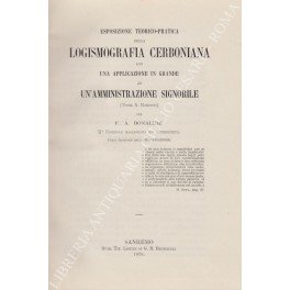 Esposizione teorico pratica della logismografia cerboniana con una applicazione in … | Immagine principale
