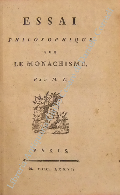 Essai philosophique sur le monachisme. Par M. L. | Immagine Gallery 2