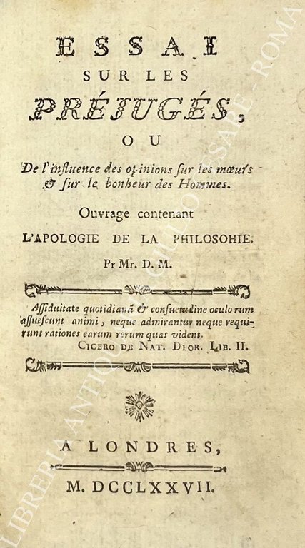 Essai sur les prejuges, ou De l'influence des opinions sur … | Immagine Gallery 2