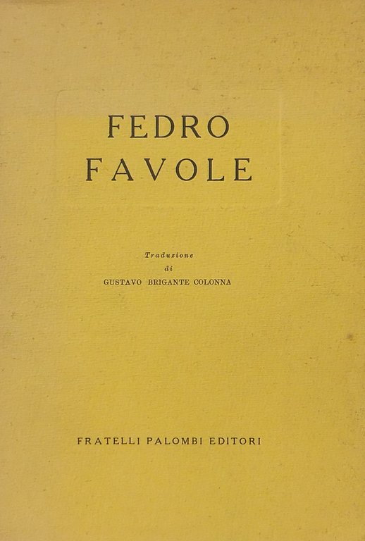 Favole. Traduzione di Gustavo Brigante Colonna | Immagine Gallery 2