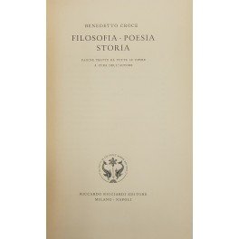 Filosofia. Poesia. Storia. Pagine tratte da tutte le opere a …