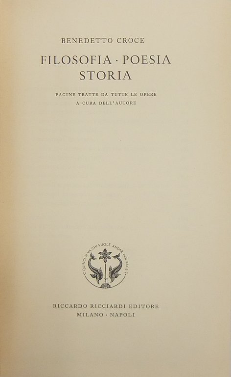 Filosofia. Poesia. Storia. Pagine tratte da tutte le opere a … | Immagine Gallery 2