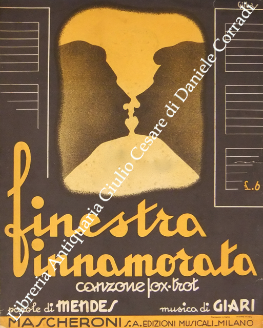 Finestra innamorata. Canzone fox-trot | Immagine principale