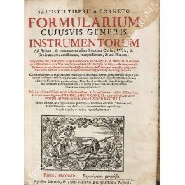 Formularium cujusvis generis instrumentorum. Ad stylum, & communem usum Romanae … | Immagine Gallery 3