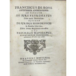 Franciscus de Roye antecessor andegavensis ad titulum De jure patronatus … | Immagine Gallery 2