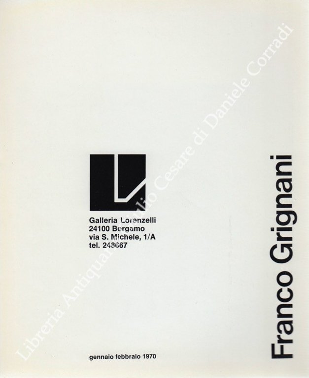 Franco Grignani, gennaio-febbraio 1970 | Immagine Gallery 2