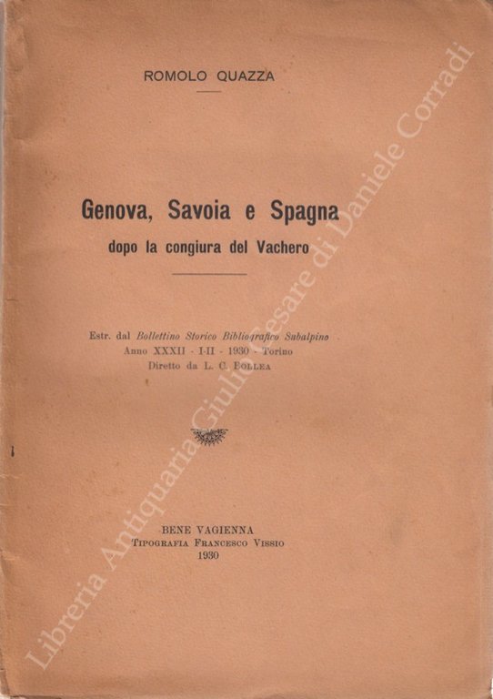 Genova, Savoia e Spagna dopo la congiura del Vachero | Immagine Gallery 2