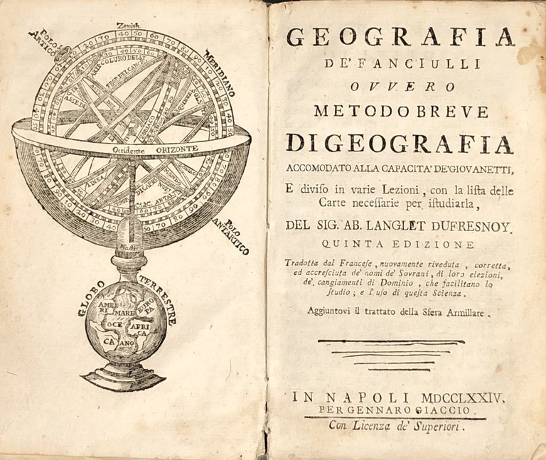 Geografia de' fanciulli ovvero metodo breve di geografia accomodato alla … | Immagine Gallery 2