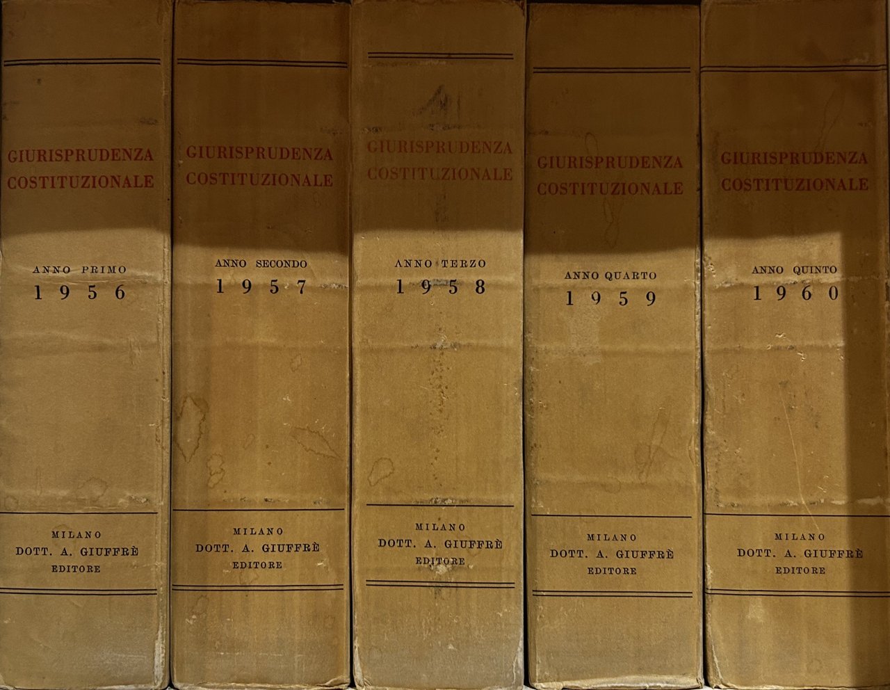 Giurisprudenza Costituzionale. Fondata da Carlo Esposito, Massimo Severo Giannini, Costantino … | Immagine principale