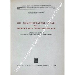 Gli amministratori locali nella democrazia contemporanea. Riflessioni critiche in tema … | Immagine principale