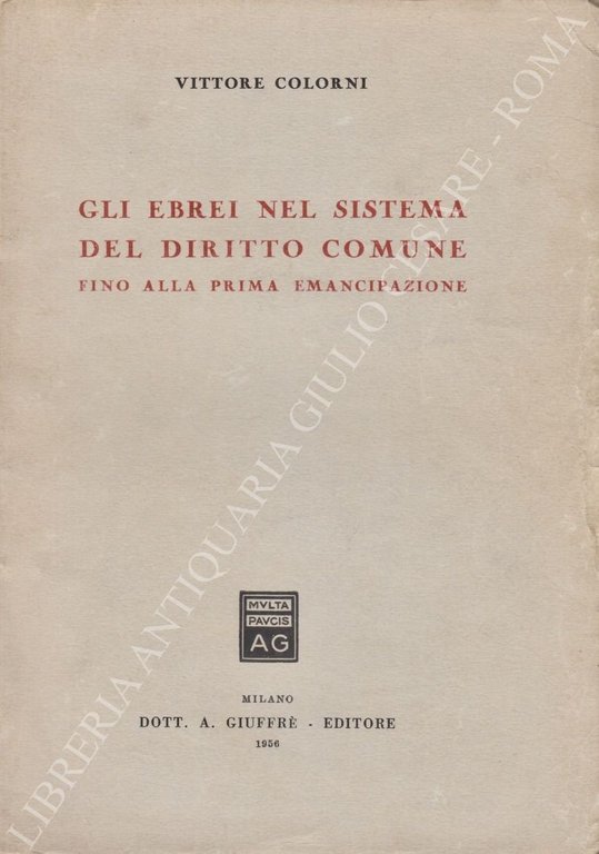 Gli ebrei nel sistema del diritto comune fino alla prima … | Immagine Gallery 2