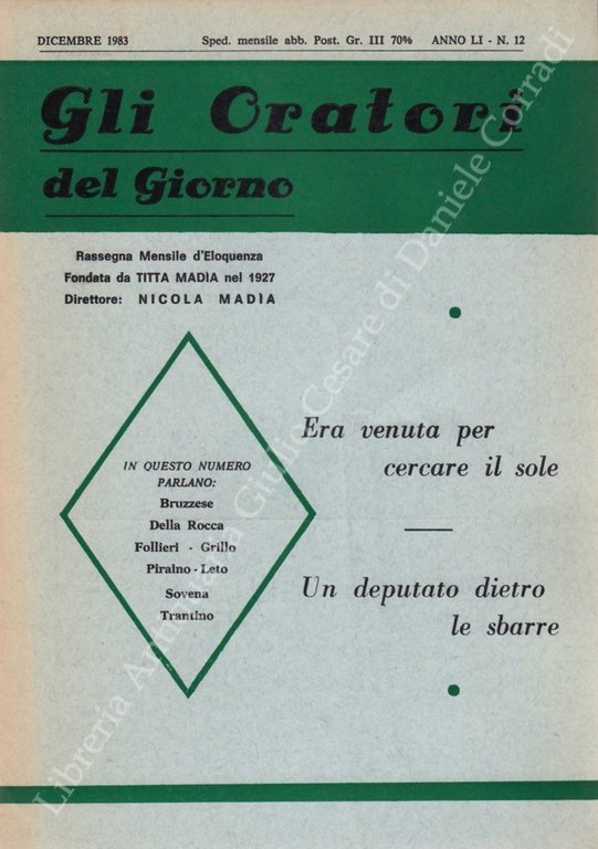 Gli oratori del giorno. Rassegna mensile d'eloquenza. Anno LI - … | Immagine Gallery 2