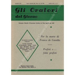 Gli oratori del giorno. Rassegna mensile d'eloquenza. Anno LVIII - …