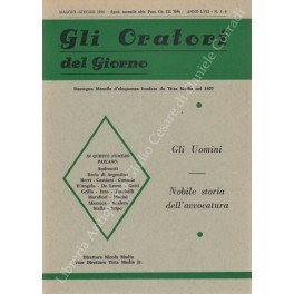 Gli oratori del giorno. Rassegna mensile d'eloquenza. Anno LVIII - … | Immagine principale