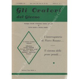Gli oratori del giorno. Rassegna mensile d'eloquenza. Anno LX - …