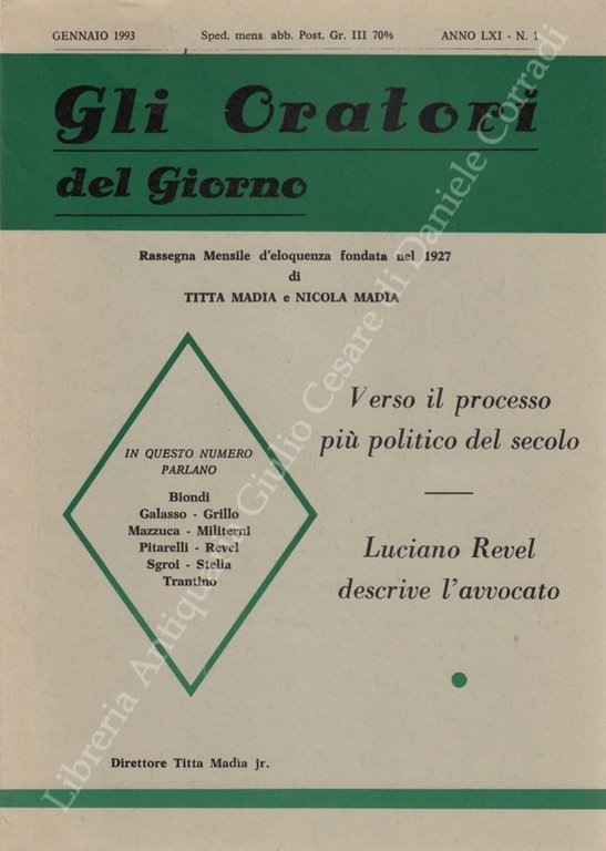 Gli oratori del giorno. Rassegna mensile d'eloquenza. Anno LXI - … | Immagine Gallery 2